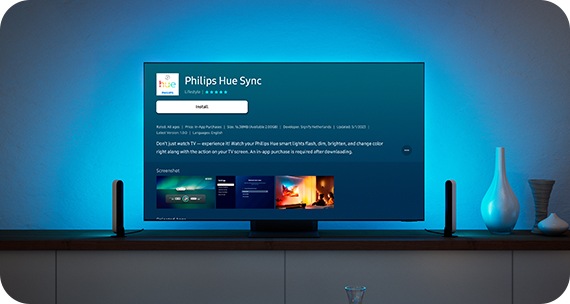 Comment installer l'application Philips Hue Sync TV app