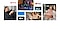 Différents groupes de personnes souriantes sont assis sur le canapé et regardent la télévision. Logos pour Netflix, YouTube, Disney Plus, Amazon Prime Video et Apple TV.