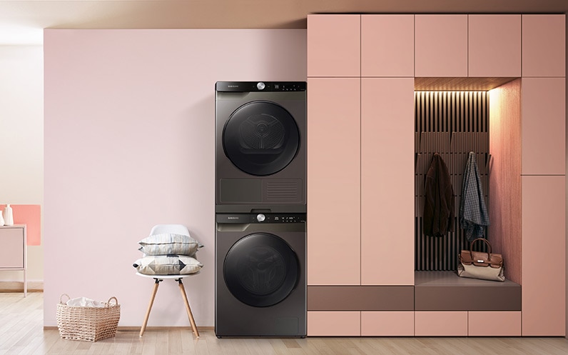 nouvel ensemble lave-linge et sèche-linge Samsung.