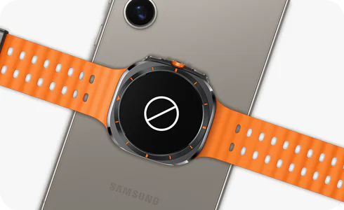Galaxy watch and phone