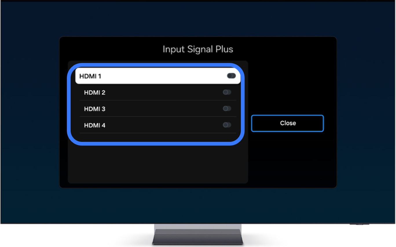 Input signal plus port