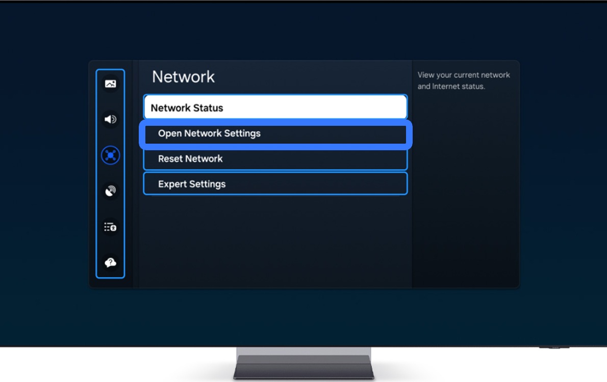 Open Network Settings