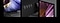 Close-up of various parts of Samsung OLED TV models.