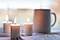 Three white candles