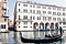 A canal in Venice with the traditional boats