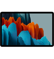 Přední strana tabletu Samsung Galaxy Tab S7