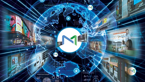 Το MagicINFO ™ ελέγχει διάφορες οθόνες ψηφιακής σήμανσης