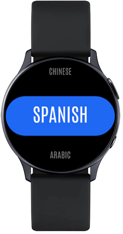 Επιλέξτε τη δεύτερη γλώσσα για το Watch Translator στο Galaxy Watch Active2