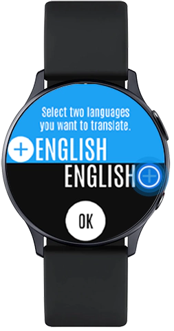 Προσθέστε μια δεύτερη γλώσσα για το Watch Translator στο Galaxy Watch Active2