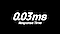 0.03ms response time icon