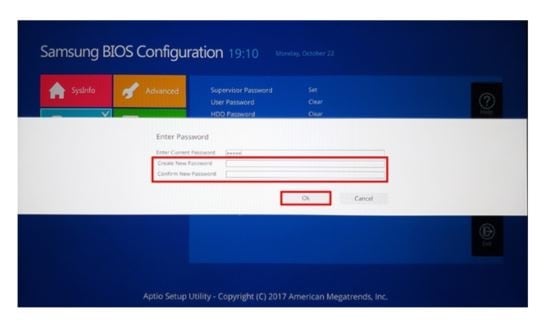 移除 BIOS 密碼