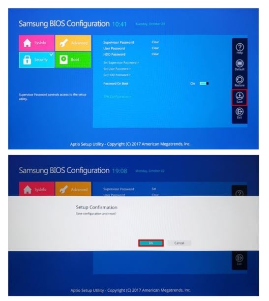 移除 BIOS 密碼