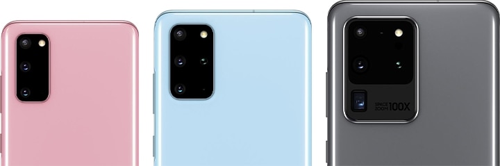 比較Galaxy S20裝置的圖片