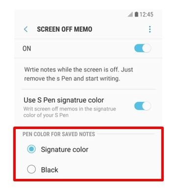 隨手memo, 筆觸, 黃色, 筆劃, 黃色筆, S Pen, 設定, Galaxy Note9, note 9, Samsung Note, 難以閱讀, 已儲存筆記的筆觸顏色