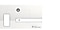 Illustration of the Samsung Q-series Soundbar's built-in Apple AirPlay 2 feature which lets smartphone audio play through soundbar without the need to pair the devices. The shown logo contains the words "Works With Apple AirPlay"