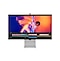 A monitor showing a video editing app.