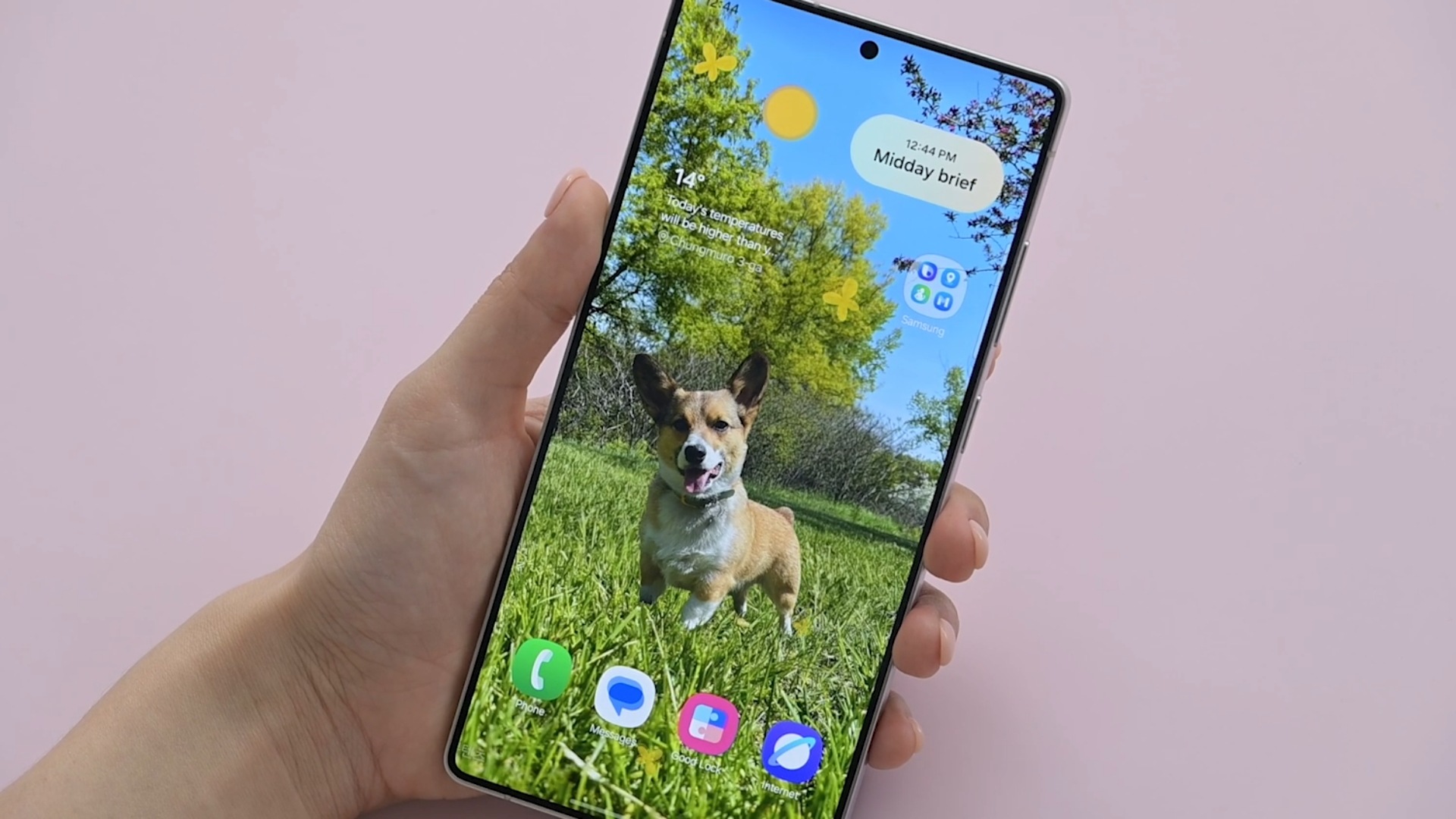 A wallpaper created using Wonderland.