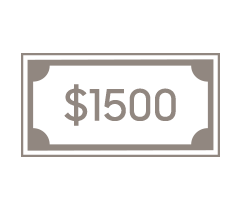 $1500 coupon