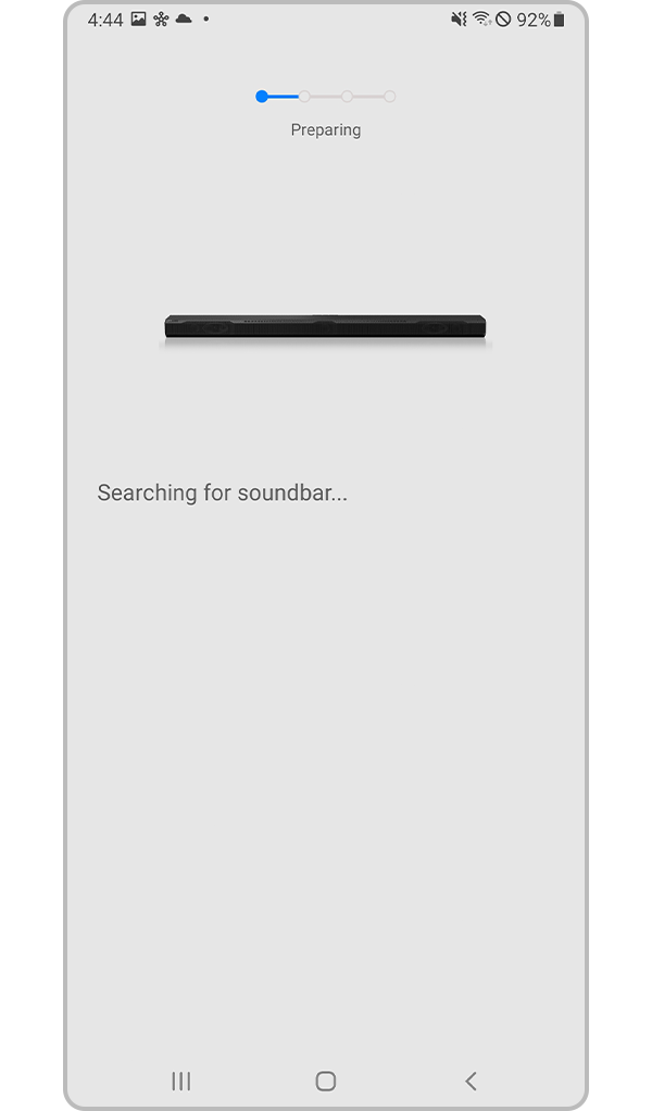 searching for soundbar