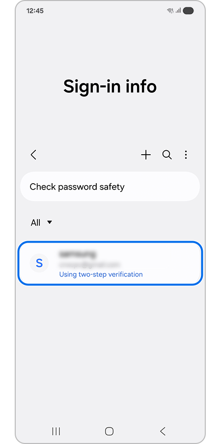 Selecting the registered service