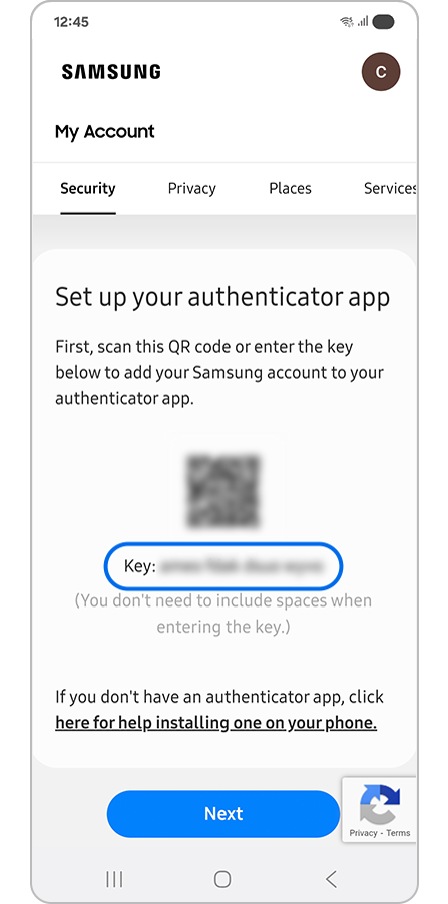 Copying the displayed key code