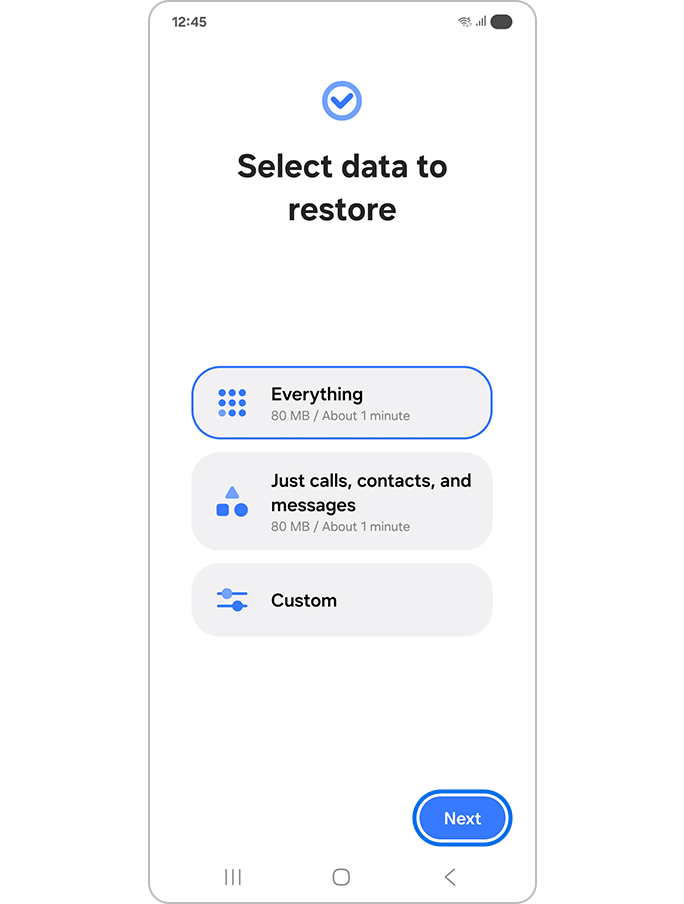Selecting data resource