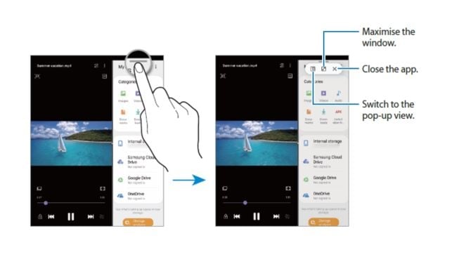 split screen, Run Multiple Apps, Split Screen View