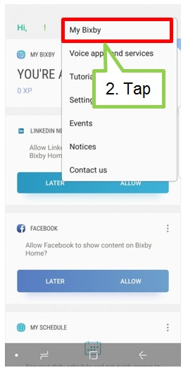 Galaxy S9 - How to use quick command in Bixby Voice?