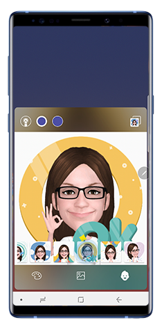 Select your emoji from live message window