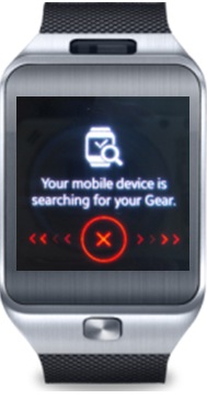 Gear 2 - Mobile Device is Searching