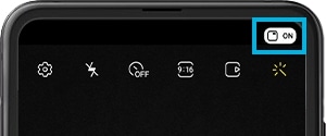 image of dual preview on and off