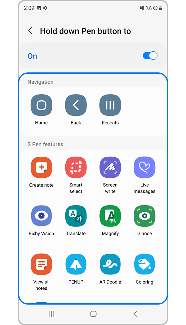 s22 s pen changing apps step 5