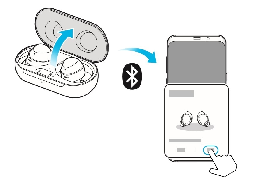 buds connect to phone