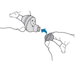 attach ear tip to earbud, samsung earphones, samsung earbuds, samsung ear tip, ear tip earbud