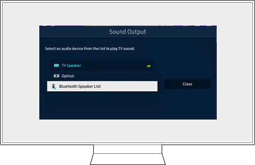 tv sound output bluetooth speaker list
