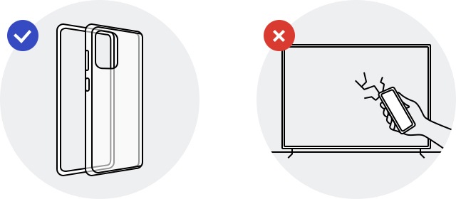 caution when tapping
