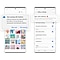 GUI aplikacije Galerija i Samsung Cloud prikazuju opcije povezivanja s OneDrive.
