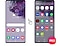 Dva Galaxy uređaja pokazuju kako pristupiti Samsungu Free opciji s Galaxy početnog zaslona. Prelaženjem prema gore između uređaja pokazuje da takvo prelaženje s početnog zaslona otvara popis aplikacija odakle korisnik može kliknuti ikonu aplikacije Samsung Free kako bi je otvorio.