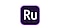Ljubičasta ikona Adobe Premiere Rush logotipa (Ru)
