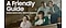 At the top left, the text A Friendly Guide is followed by the texts Galaxy Watch Ultra, Watch7 and Buds3 Pro. Four people are sitting indoors in two rows of tiered seats, smiling. Two of them are wearing Galaxy Watches on their wrists.