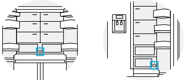 pronađite lokaciju filtra za pročišćavanje vode