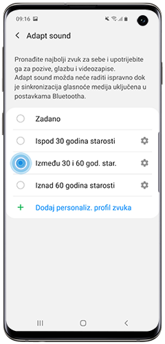 Odaberite starosnu skupinu