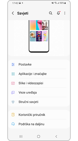 Saznajte kako upotrebljavati ONE UI 4.0 putem značajke Savjeti i korisnički priručnik