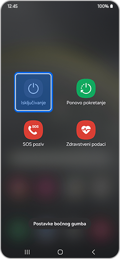 funkcija fokusiranja kamere u koraku sigurnog načina rada