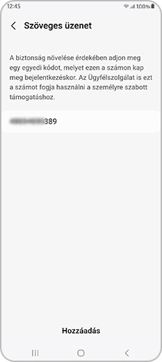 Telefonszám eltávolítva a kétlépcsős ellenőrzésből