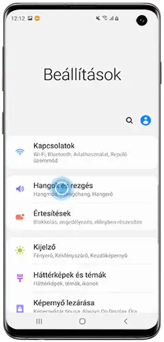 Koppints a Hangminőség és effektusok elemre