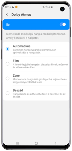 Soundalive üzemmódok