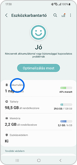 Hogyan kell bekapcsolni a szupergyors töltést 3. lépés