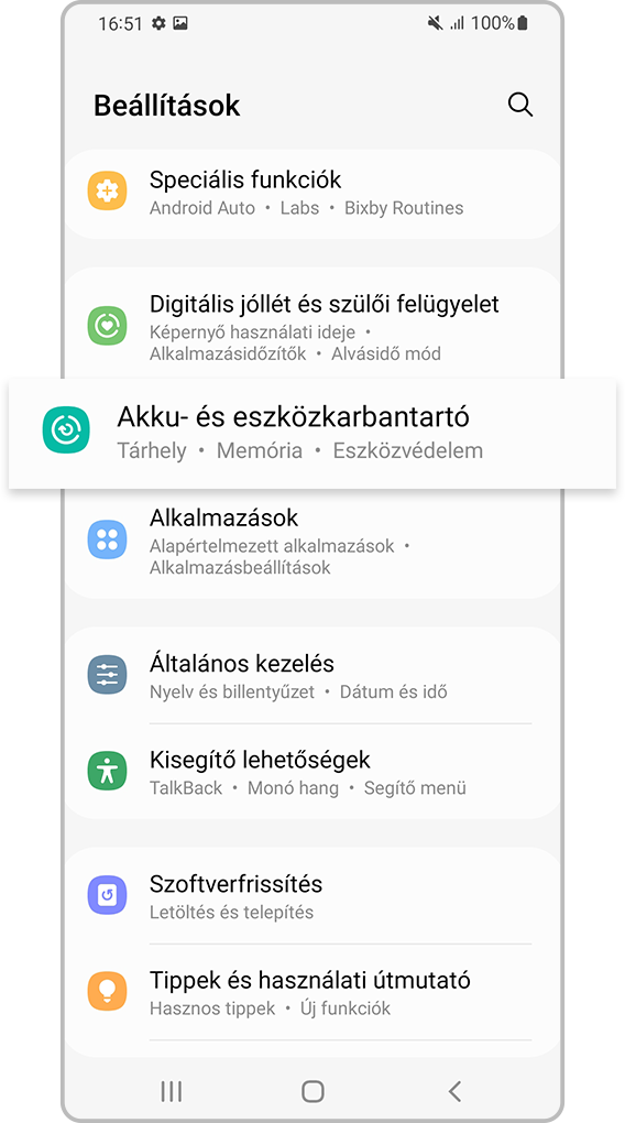 Akku- és eszközkarbantartó