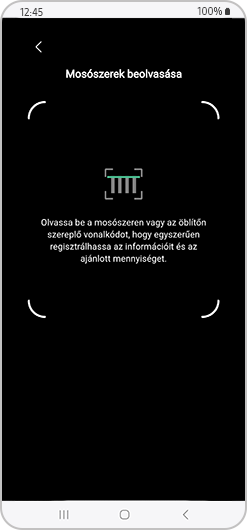 Olvasd be a mosószer vagy az öblítő csomagolásán található vonalkódot